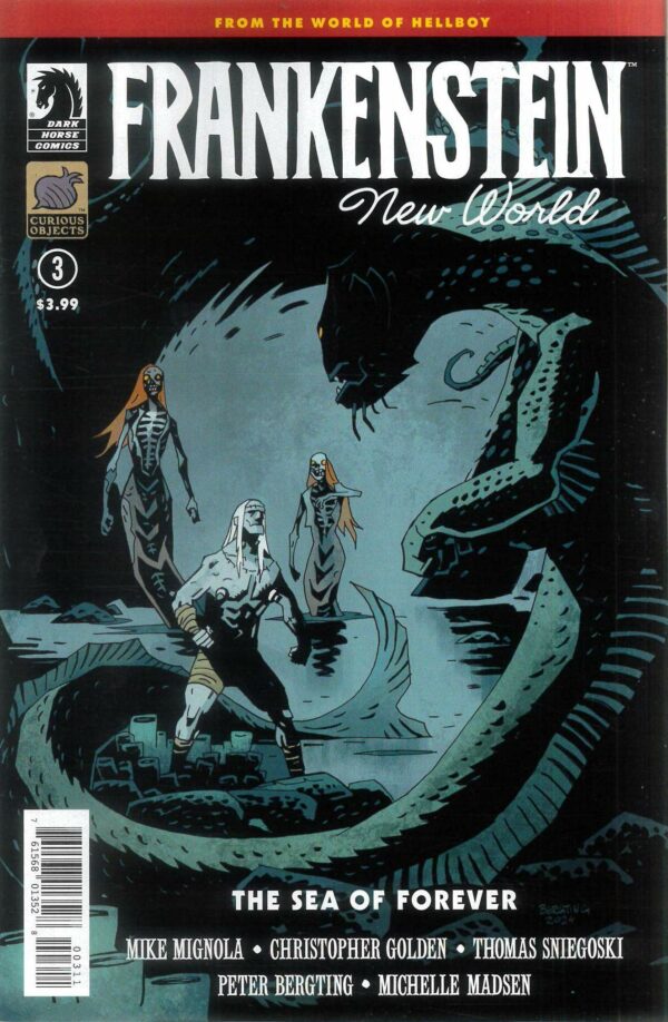 FRANKENSTEIN: NEW WORLD – SEA OF FOREVER #3: Peter Bergting cover A