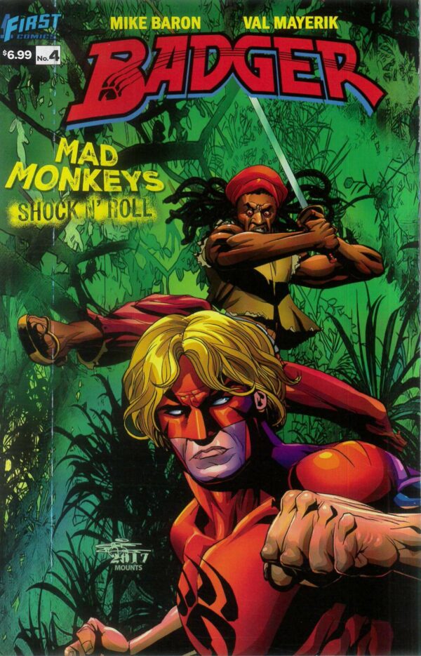 BADGER: MAD MONKEY SHOCK N ROLL #4: Chris Cross cover A
