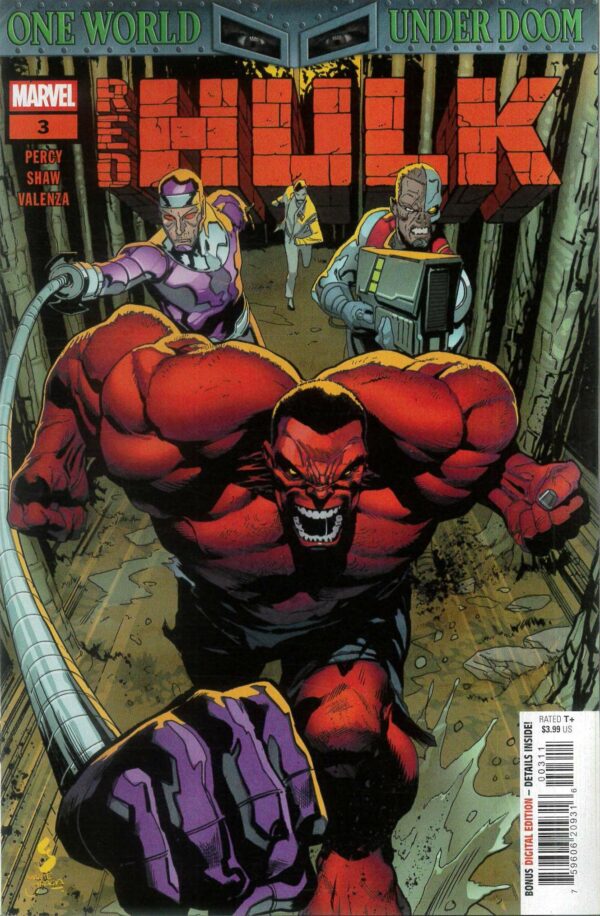RED HULK (2025 SERIES) #3: Geoff Shaw cover A (One World Under Doom)