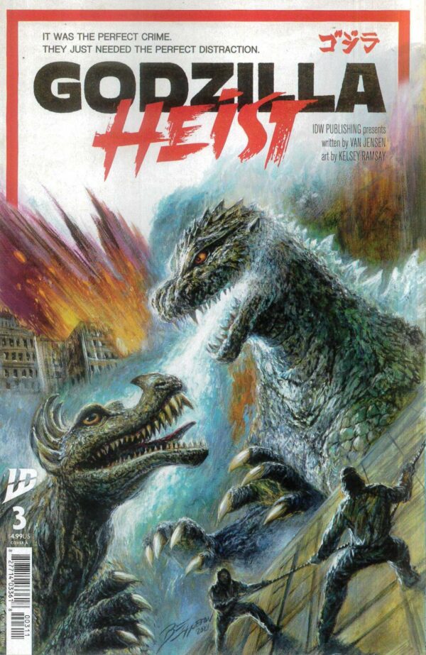 GODZILLA: HEIST #3: Bob Eggleton cover A