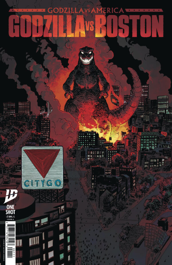 GODZILLA VS AMERICA #3 Boston #1 (Hayden Sherman cover A)