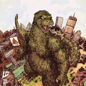 GODZILLA VS AMERICA #3 Boston #1 (Jesse Lonergan cover B)
