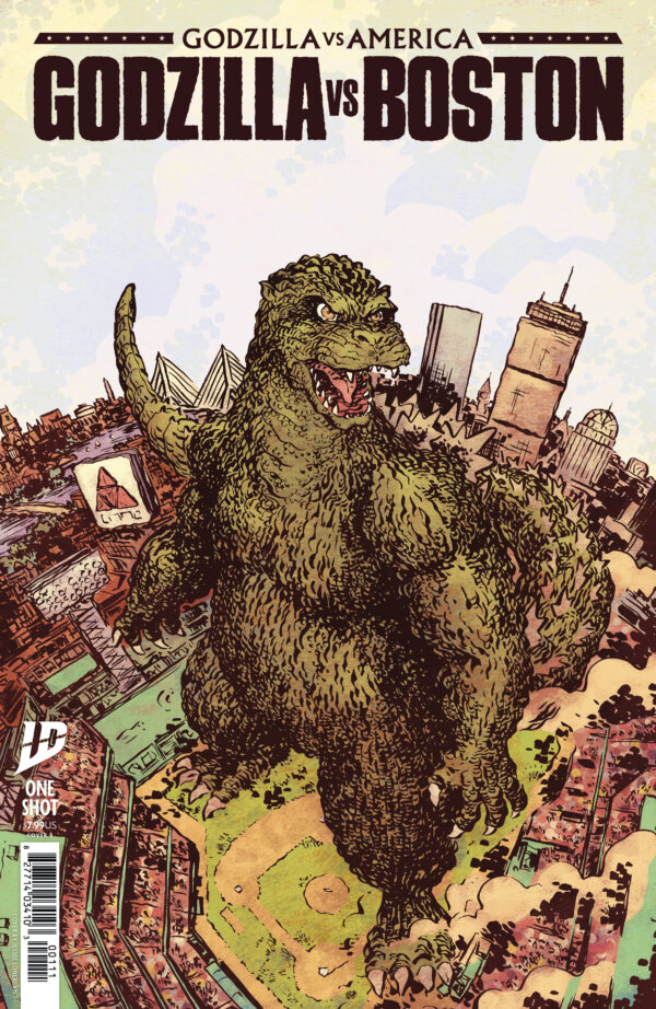 GODZILLA VS AMERICA #3 Boston #1 (Jesse Lonergan cover B)