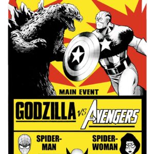GODZILLA VS #5 Avengers #1 (Lee Garbett Versus cover D)