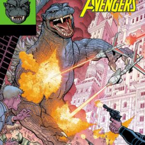 GODZILLA VS #5 Avengers #1 (Nick Bradshaw Monster Homage cover C)