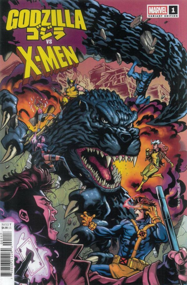 GODZILLA VS #4: X-Men #1 (Chris Campana RI cover Q)