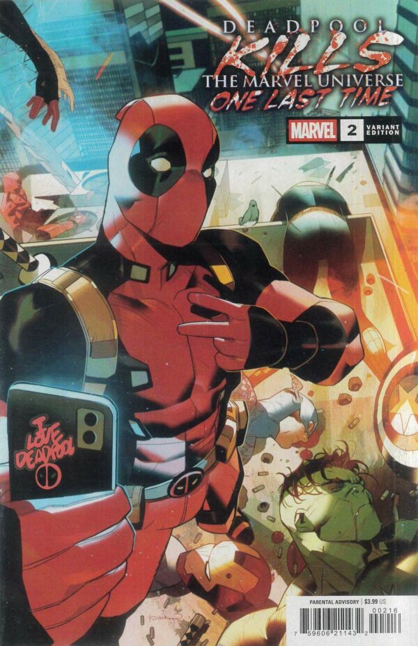 DEADPOOL KILLS THE MARVEL UNIVERSE ONE LAST TIME #2: Simone Di Meo RI cover P