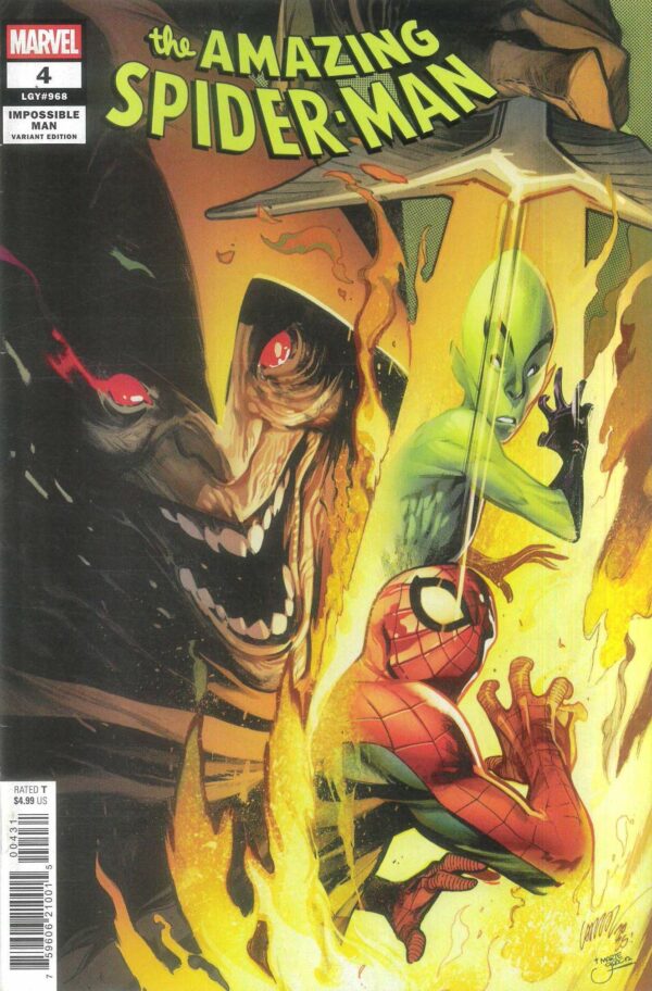 AMAZING SPIDER-MAN (2025 SERIES) #4: Pepe Larraz Impossible Man Pop-Up cover C