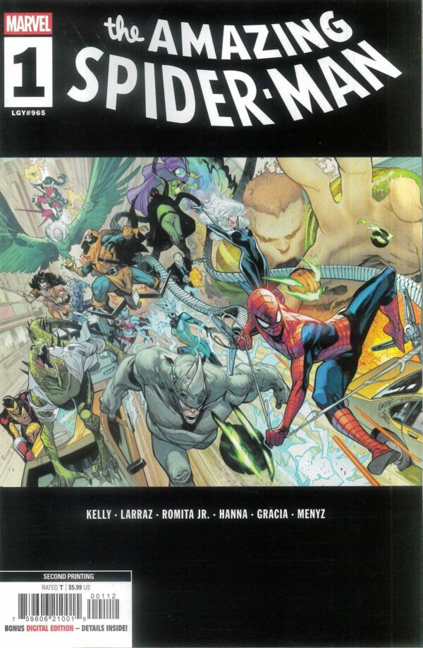 AMAZING SPIDER-MAN (2025 SERIES) #1: Pepe Laraz 2nd Print