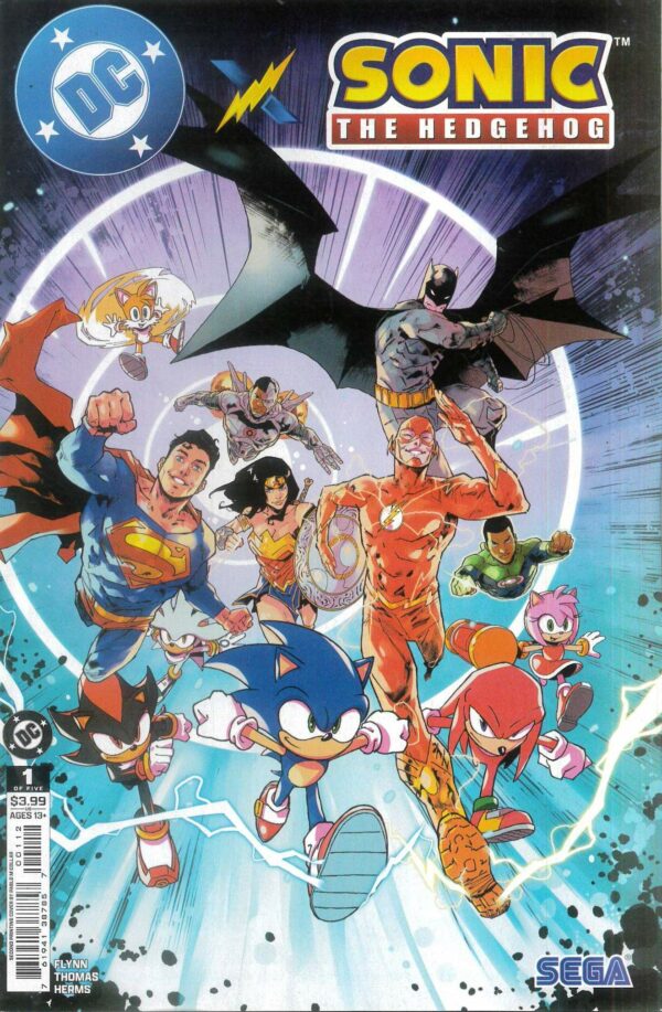 DC X SONIC THE HEDGEHOG #1: Pablo M. Collar 2nd Print cover A
