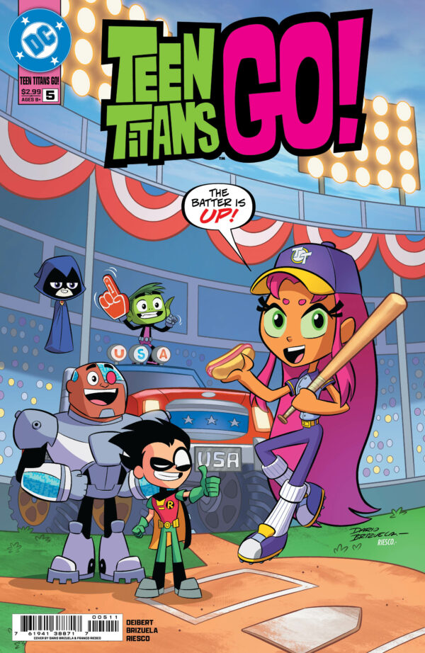 TEEN TITANS GO (2025 SERIES) #5 Dario Brizuela cover A