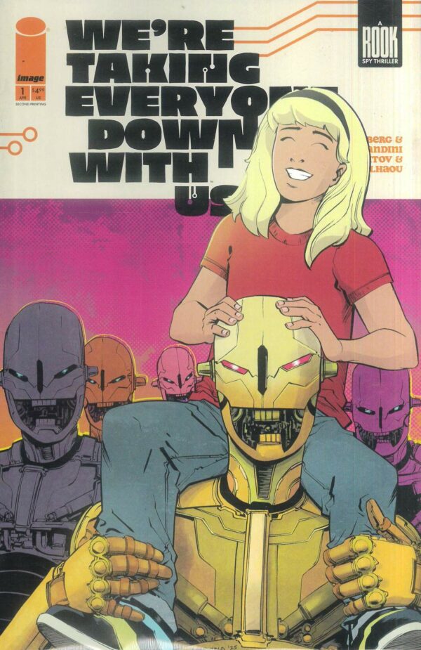 WE’RE TAKING EVERYONE DOWN WITH US #1: Andy Macdonald 2nd Print RI cover B