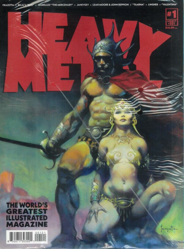 HEAVY METAL MAGAZINE (2025 SERIES) #1: Frank Frazetta cover B