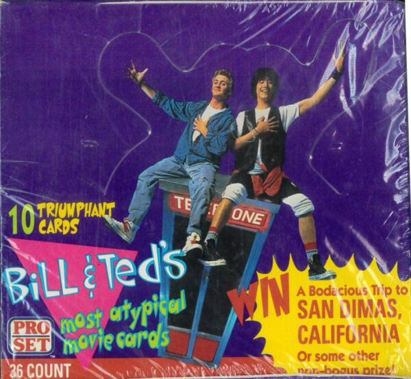 BILL & TED TRADING CARDS: Most Atypical Movie Cards (Sealed box)