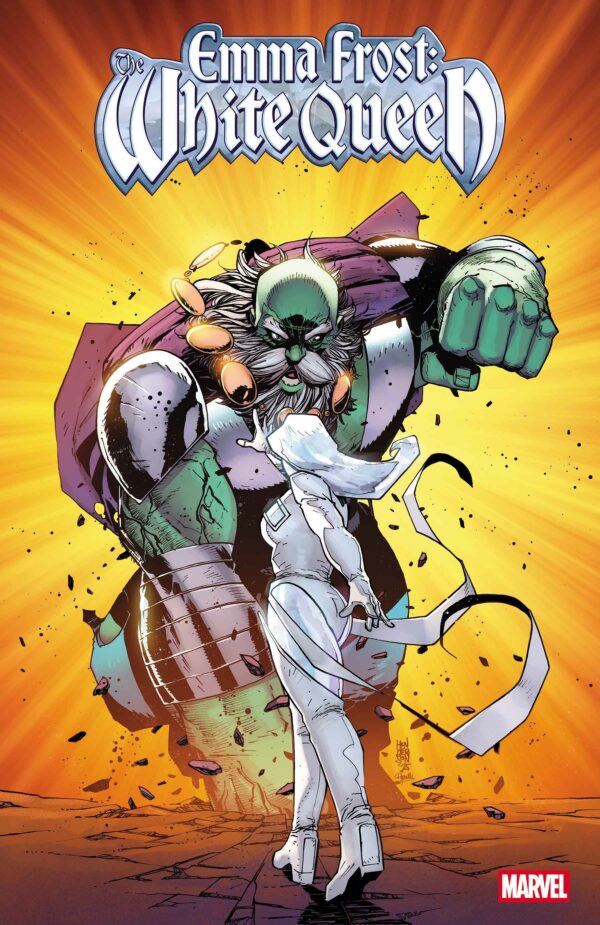 EMMA FROST: THE WHITE QUEEN #1 Mike Henderson Bring on the Bad Guys cover B