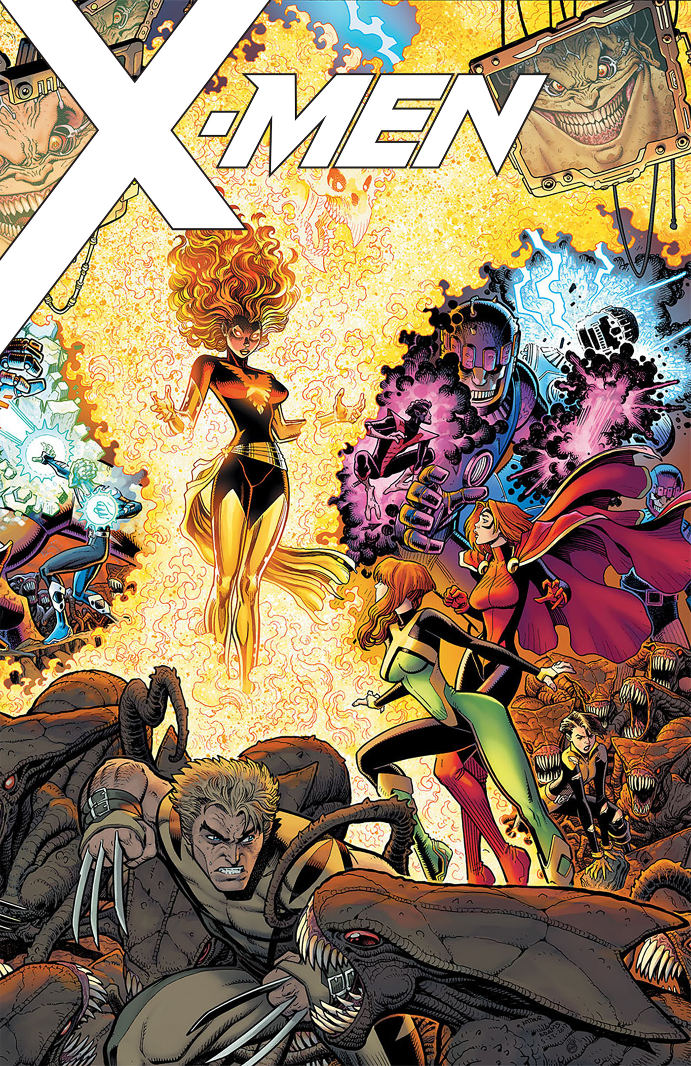 X-MEN BY MARC GUGGENHEIM OMNIBUS (HC) #0: Arthur Adams Direct Market cover X-MEN BY MARC GUGGENHEIM OMNIBUS (HC) #0: Arthur Adams Direct Market cover