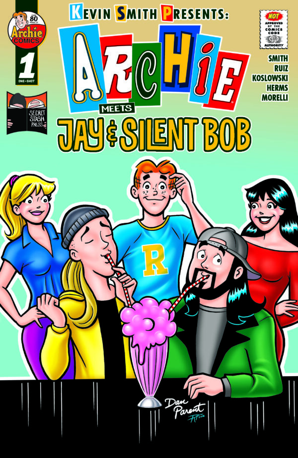 ARCHIE MEETS JAY AND SILIENT BOB #1 Dan Parent cover E