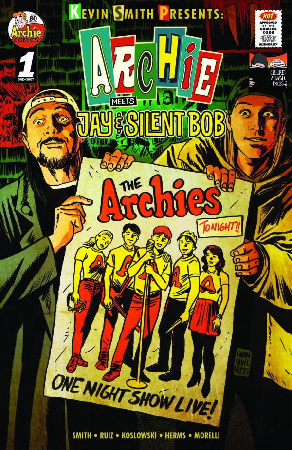 ARCHIE MEETS JAY AND SILIENT BOB #1 Francesco Francavilla cover C