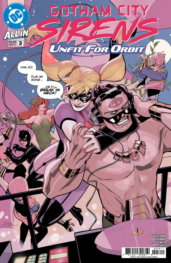 GOTHAM CITY SIRENS: UNFIT FOR ORBIT #3: Terry Dodson cover A