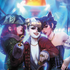 GOTHAM CITY SIRENS: UNFIT FOR ORBIT #3: Noobovich cover B