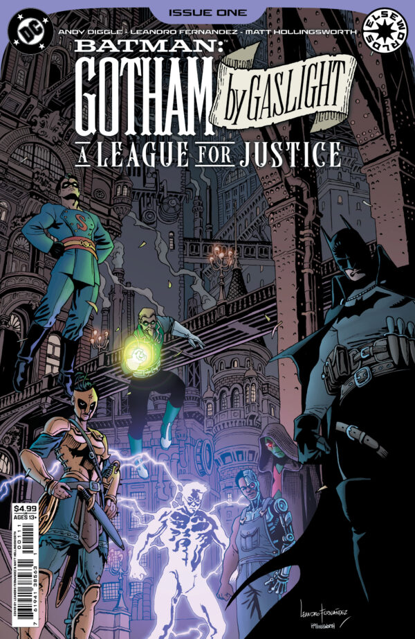 BATMAN: GOTHAM BY GASLIGHT – A LEAGUE FOR JUSTICE #1: Leandro Fernandez cover A