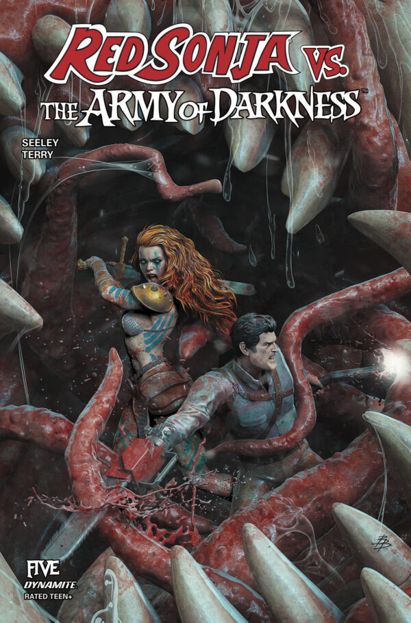 RED SONJA VS THE ARMY OF DARKNESS #5 Bjorn Barends cover A