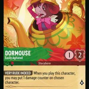 DISNEY LORCANA SINGLE CARDS: REIGN OF JAFAR #101: Dormouse – Easily Agitated (Uncommon Foil 103/204: NM)