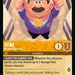 DISNEY LORCANA SINGLE CARDS: REIGN OF JAFAR #135: Gene – Niceland Resident (Common 13/204: NM)