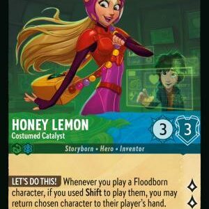 DISNEY LORCANA SINGLE CARDS: REIGN OF JAFAR #168: Honey Lemon – Costumed Catalyst (Rare 111/204: NM)