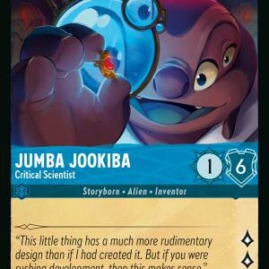 DISNEY LORCANA SINGLE CARDS: REIGN OF JAFAR #199: Jumba Jookiba – Critical Scientist (Uncommon 173/204: NM) DISNEY LORCANA SINGLE CARDS: REIGN OF JAFAR #199: Jumba Jookiba – Critical Scientist (Uncommon 173/204: NM)