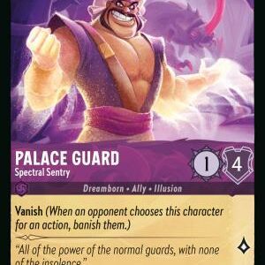 DISNEY LORCANA SINGLE CARDS: REIGN OF JAFAR #300: Palace Guard – Spectral Sentry (Common 45/204: NM)