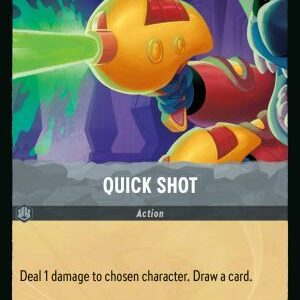 DISNEY LORCANA SINGLE CARDS: REIGN OF JAFAR #329: Quick Shot (Uncommon Foil 203/204: NM)