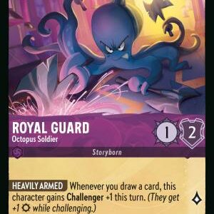 DISNEY LORCANA SINGLE CARDS: REIGN OF JAFAR #345: Royal Guard – Octopus Soldier (Common 52/204: NM)