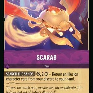 DISNEY LORCANA SINGLE CARDS: REIGN OF JAFAR #350: Scarab (Common Foil 83/204: NM)