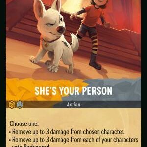 DISNEY LORCANA SINGLE CARDS: REIGN OF JAFAR #352: She’s Your Person (Uncommon Foil 40/204: NM)