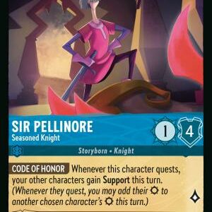 DISNEY LORCANA SINGLE CARDS: REIGN OF JAFAR #353: Sir Pellinore – Seasoned Knight (Uncommon 154/204: NM)