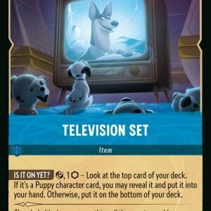 DISNEY LORCANA SINGLE CARDS: REIGN OF JAFAR #363: Television Set (Common Foil 178/204: NM)