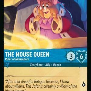 DISNEY LORCANA SINGLE CARDS: REIGN OF JAFAR #371: The Mouse Queen – Ruler of Mousedom (Common Foil 153/204: NM