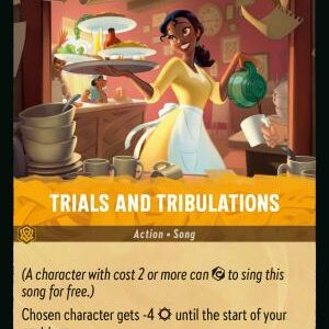 DISNEY LORCANA SINGLE CARDS: REIGN OF JAFAR #397: Trials and Tribulations (Uncommon 43/204: NM)