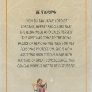 DISNEY LORCANA SINGLE CARDS: REIGN OF JAFAR #450: Story Card 4 (Common NA: NM)