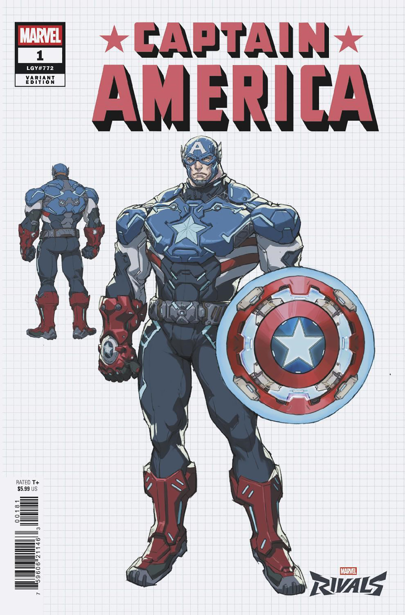 CAPTAIN AMERICA (2025 SERIES) #1: Netease Marvel Rivals cover H CAPTAIN AMERICA (2025 SERIES) #1: Netease Marvel Rivals cover H
