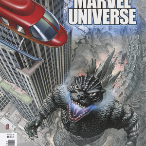 GODZILLA DESTROYS THE MARVEL UNIVERSE #1: E.J. Su Fan Favortite cover C