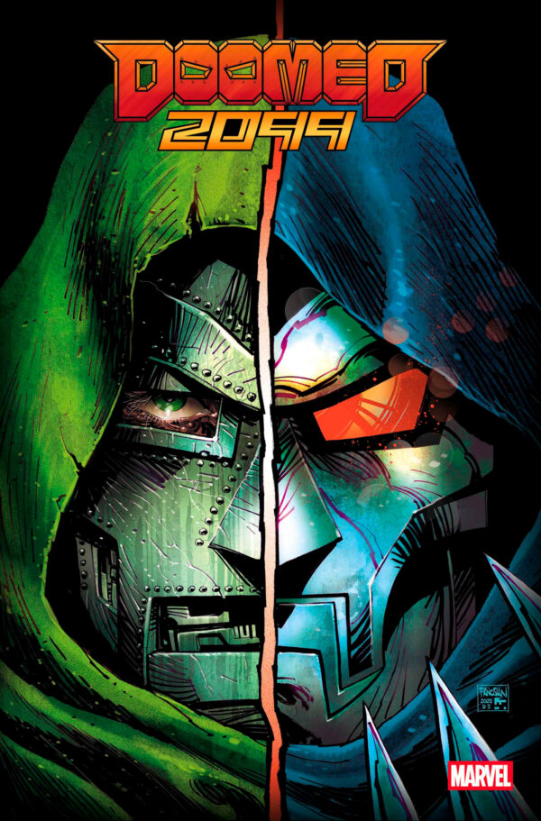 DOOMED 2099 #1 Dan Panosian Mask Foil cover E