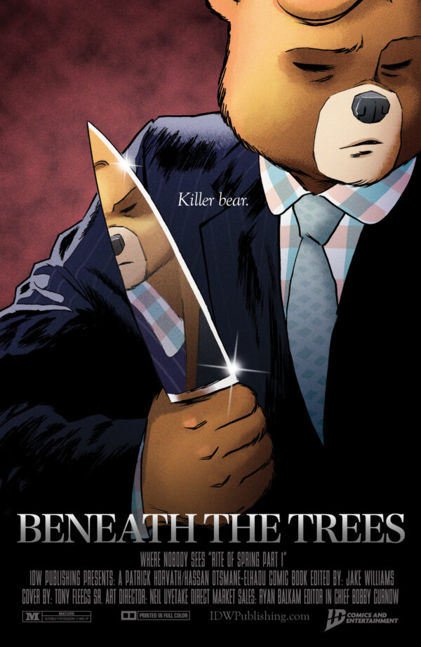 BENEATH TREES WHERE NOBODY SEES: RITE OF SPRING #1: Tony Fleecs cover B