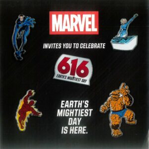 MARVEL 616 DAY #2025: Set of 5 Fantastic Four pins