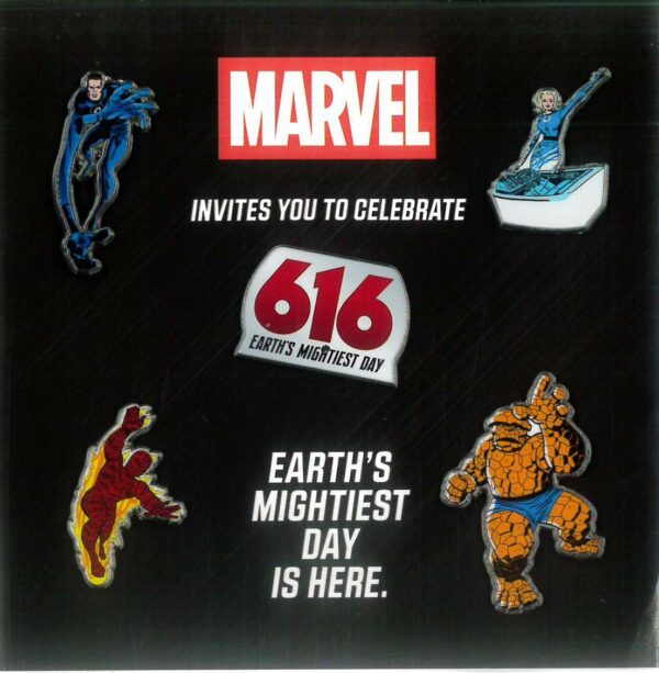MARVEL 616 DAY #2025: Set of 5 Fantastic Four pins