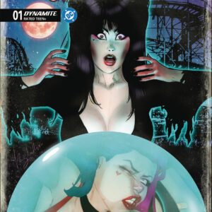 HARLEY QUINN X ELVIRA #1 Ben Caldwell cover D