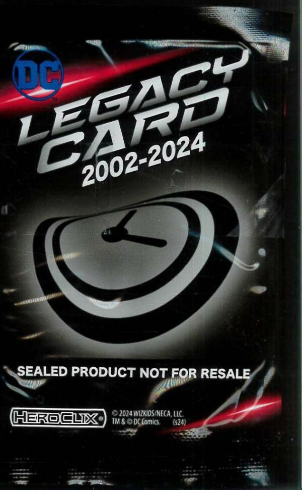HEROCLIX #113: DC COMICS: Masters of Time Sealed Legacy Card