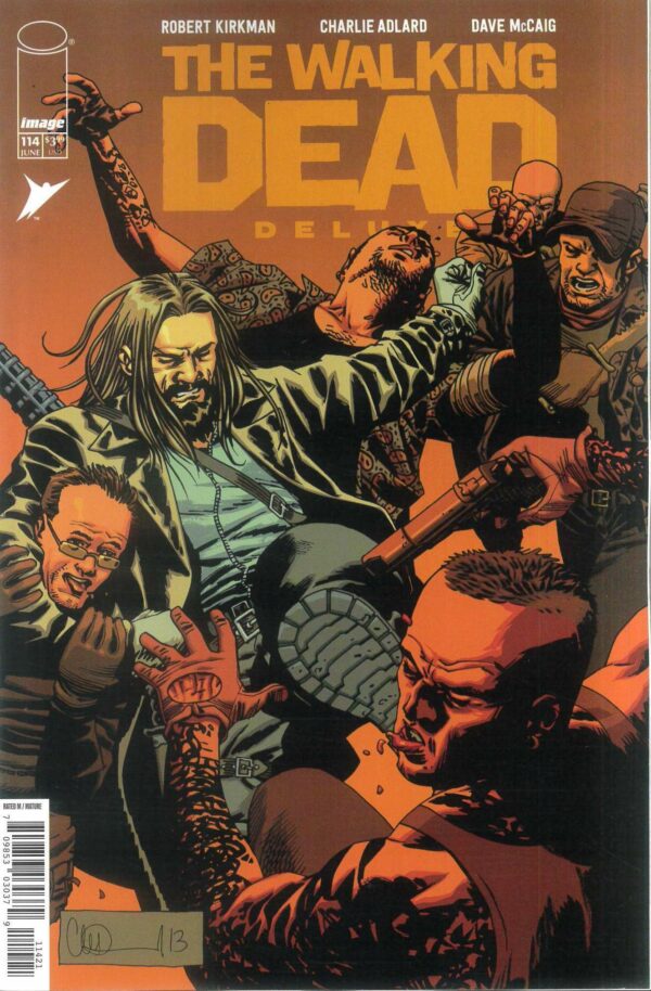 WALKING DEAD DELUXE #114: Charlie Adlard cover B