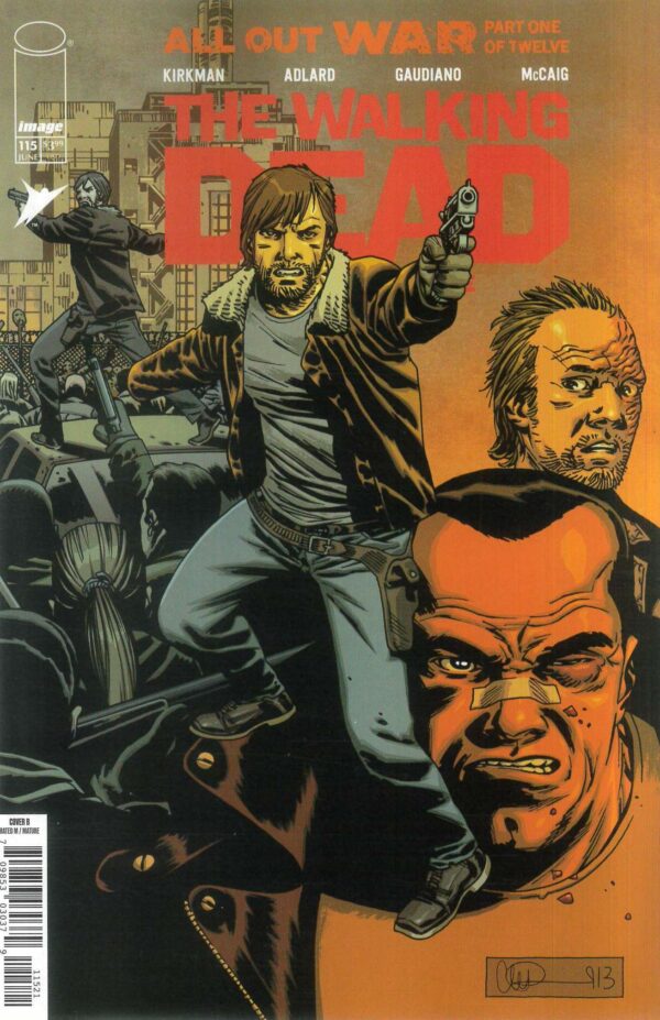 WALKING DEAD DELUXE #115: Charlie Adlard cover B